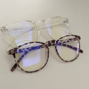 set of 2 blue light glasses